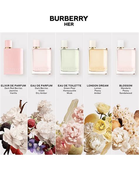 burberry her perfume macy|burberry her price macy's.